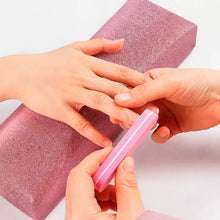 Carregar imagem no visualizador da galeria, ALMOFADA PARA MANICURE ROSA COM GLITTER

