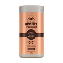 Carregar imagem no visualizador da galeria, ATIVADOR E ACELERADOR DE BRONZEADO CAFÉ VERÃO SHOW BRONZE 900G
