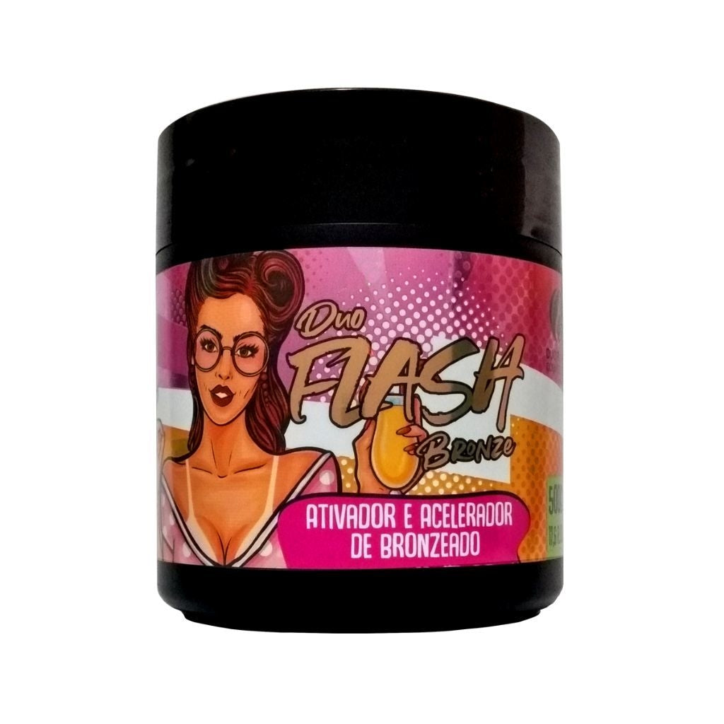 ATIVADOR E ACELERADOR DE BRONZEADO FLASH BRONZE DUOTRATO 500G