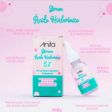 Carregar imagem no visualizador da galeria, SÉRUM ÁCIDO HIALURÔNICO 5% ANITA 30ML
