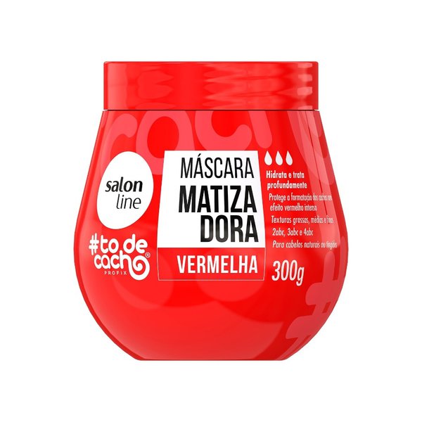 MÁSCARA SALON LINE MATIZADORA VERMELHA MAIONESE 300G