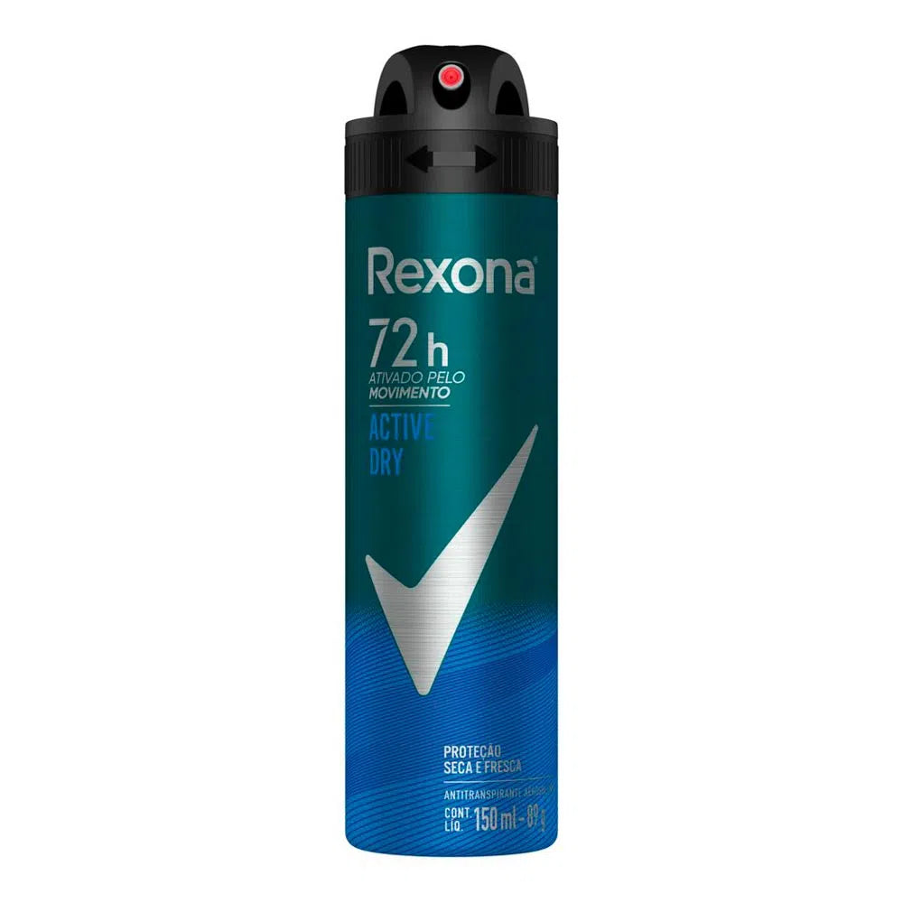 DESODORANTE AEROSOL REXONA MASCULINO ACTIVE 150ML