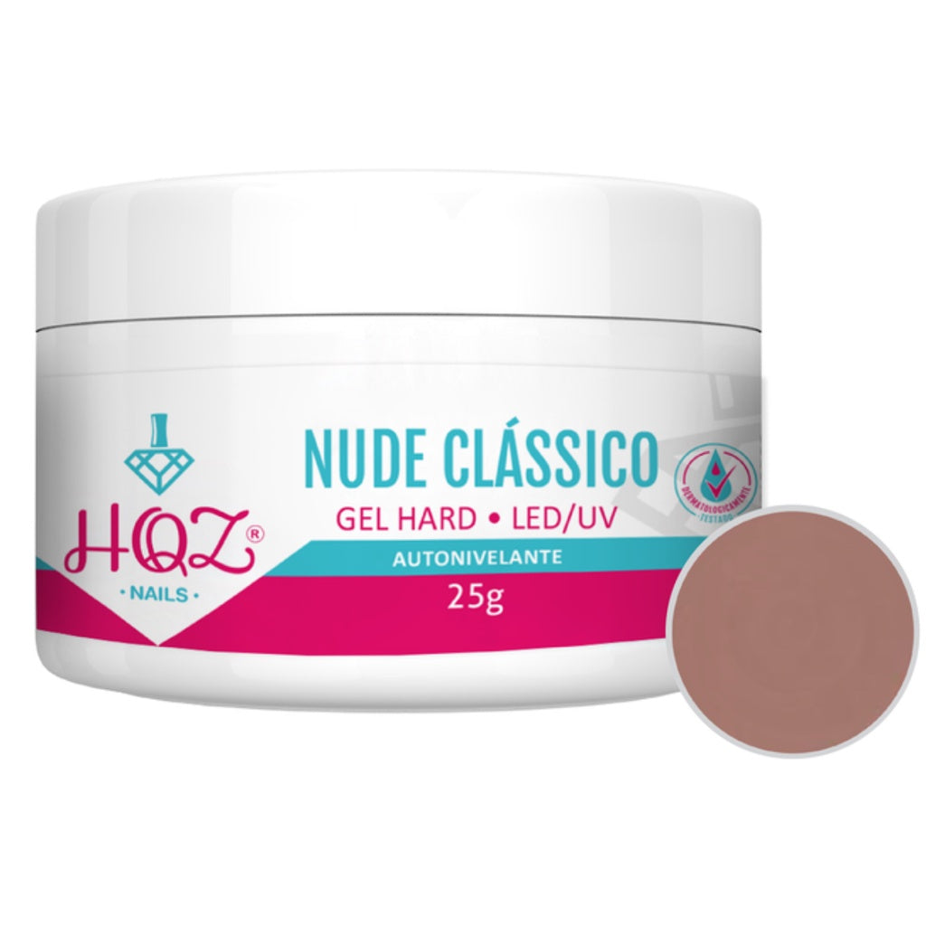 GEL HARD HQZ NUDE CLÁSSICO 25G