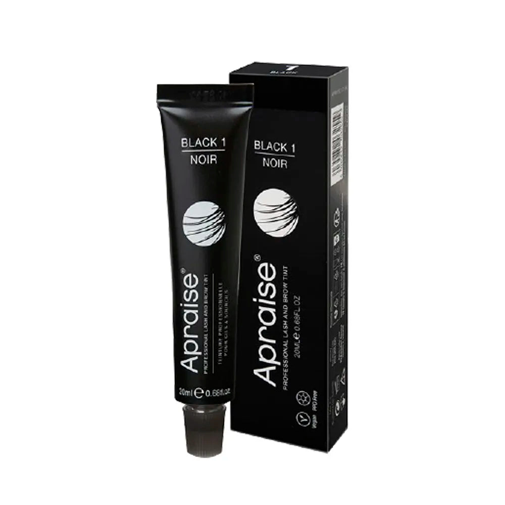 TINTA PARA CÍLIOS E SOBRANCELHAS APRAISE 1.0 BLACK(PRETA) 20ML