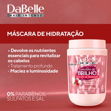 Carregar imagem no visualizador da galeria, MÁSCARA DABELLE HIDRATAÇÃO EXPLOSÃO DE BRILHO 800GR

