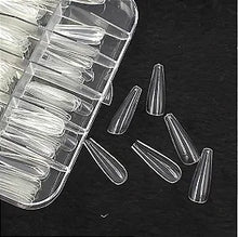 Carregar imagem no visualizador da galeria, UNHAS POSTIÇAS TRANSPARENTE REALISTA COM 240 UNIDADES KAISA
